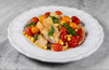 Seared Wild Caught Cod with Heirloom Cherry Tomatoes, Sweet Corn & Basil