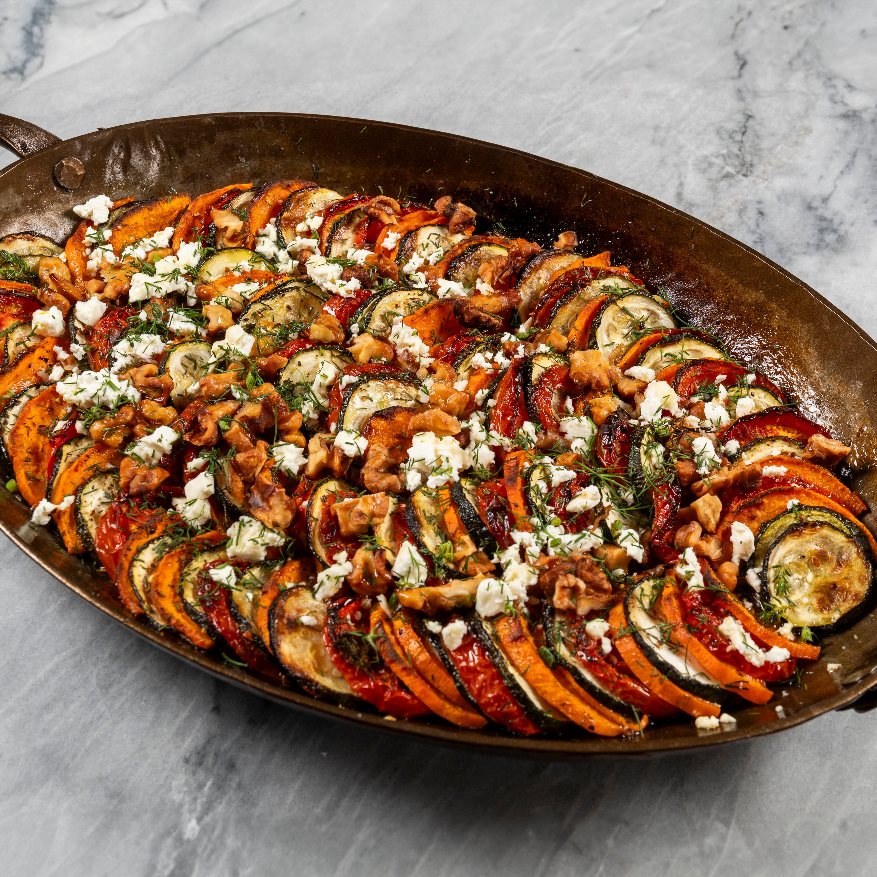 Layered Roasted Vegetable Bake