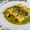 Creamy Zucchini & Wild Mushroom Enchiladas